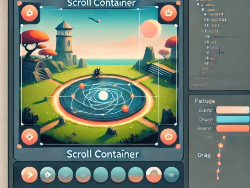 godot scrollcontainer scroll on drag when slot is dragging